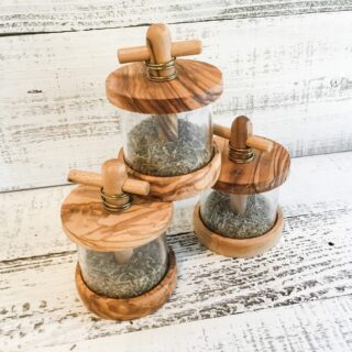French Olive Wood Herb grinder
