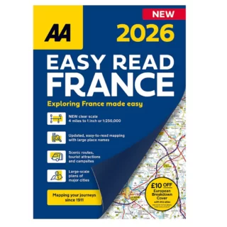 AA Easy Read France Atlas 2026