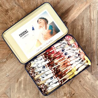 20 Pierrot Gourmand Lollies in their Metal Tin